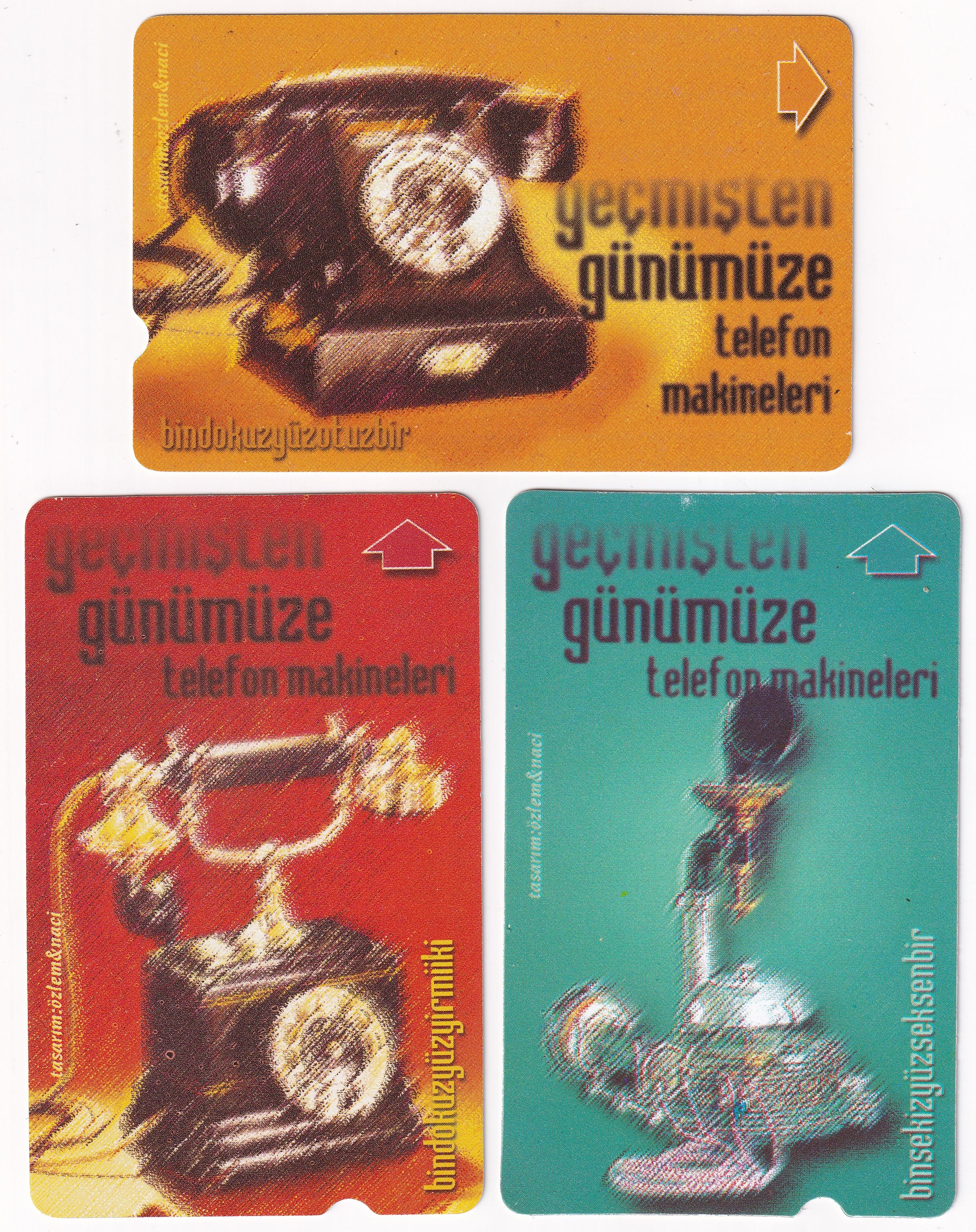 Telefon KartlarıGeçmişten Günümüze Telefon Makinaları - 2 Telefon Kartı Koleksiyonu 2000 (Takım)