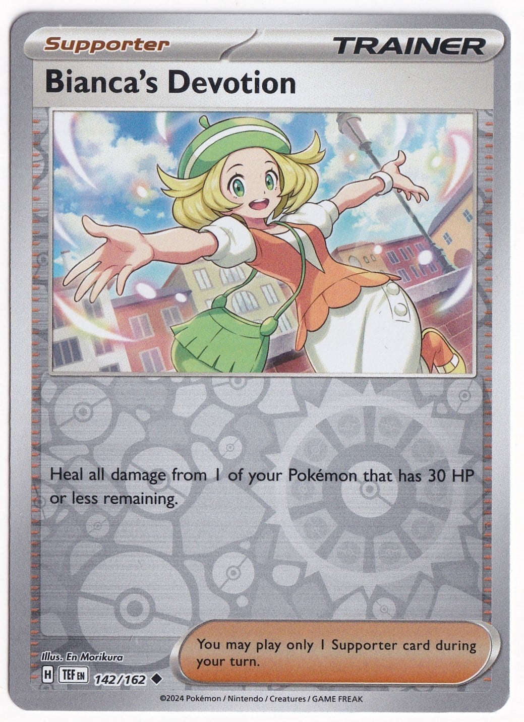 Temporal ForcesBianca's Devotion [Reverse Holo] 142/162 - Temporal Forces - Pokemon Kartı (Mint)