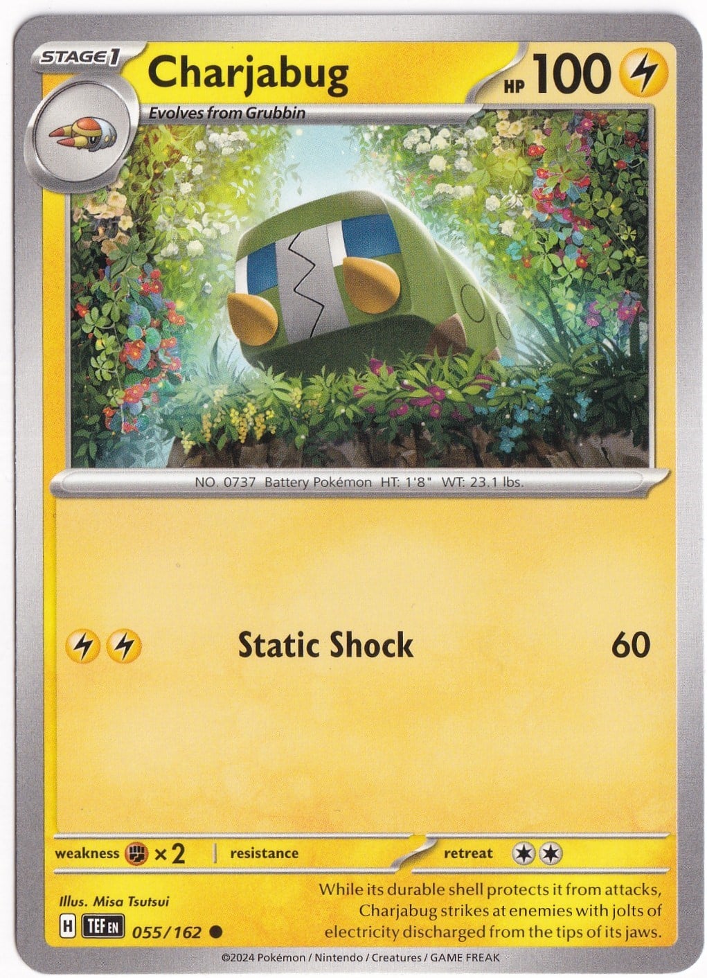 Temporal ForcesCharjabug 055/162 - Temporal Forces - Pokemon Kartı (Mint)