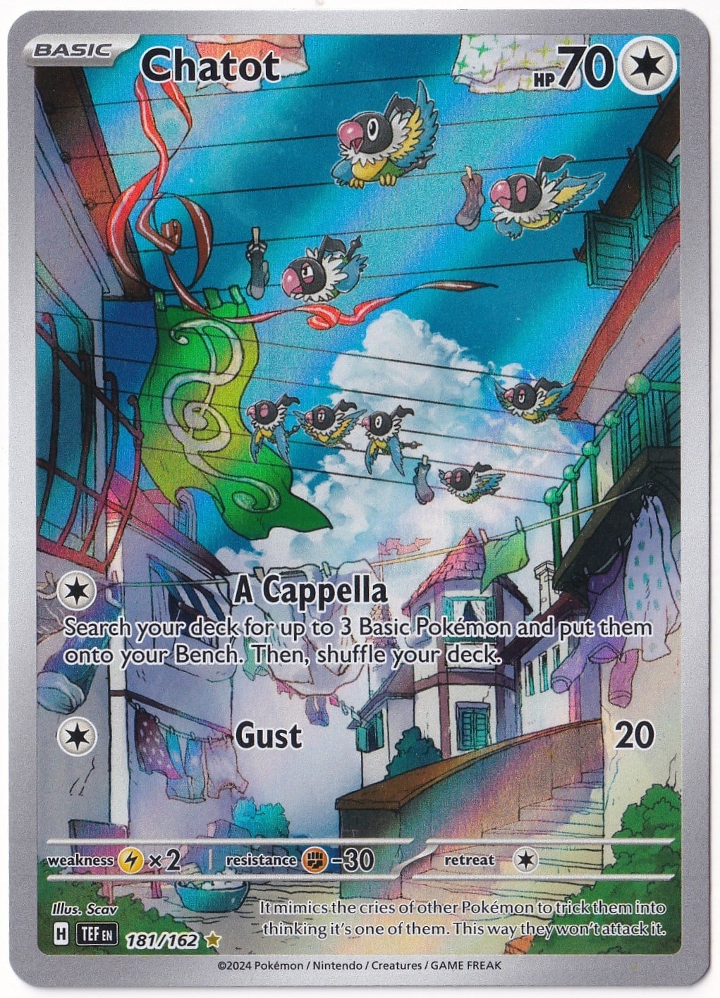 Temporal ForcesChatot #181 - Pokemon Temporal Forces - Pokemon Kartı (Mint)