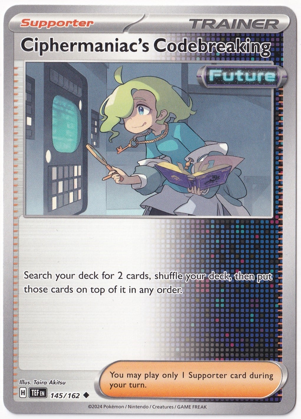 Temporal ForcesCiphermaniac's Codebreaking 145/162 - Temporal Forces - Pokemon Kartı (Mint)