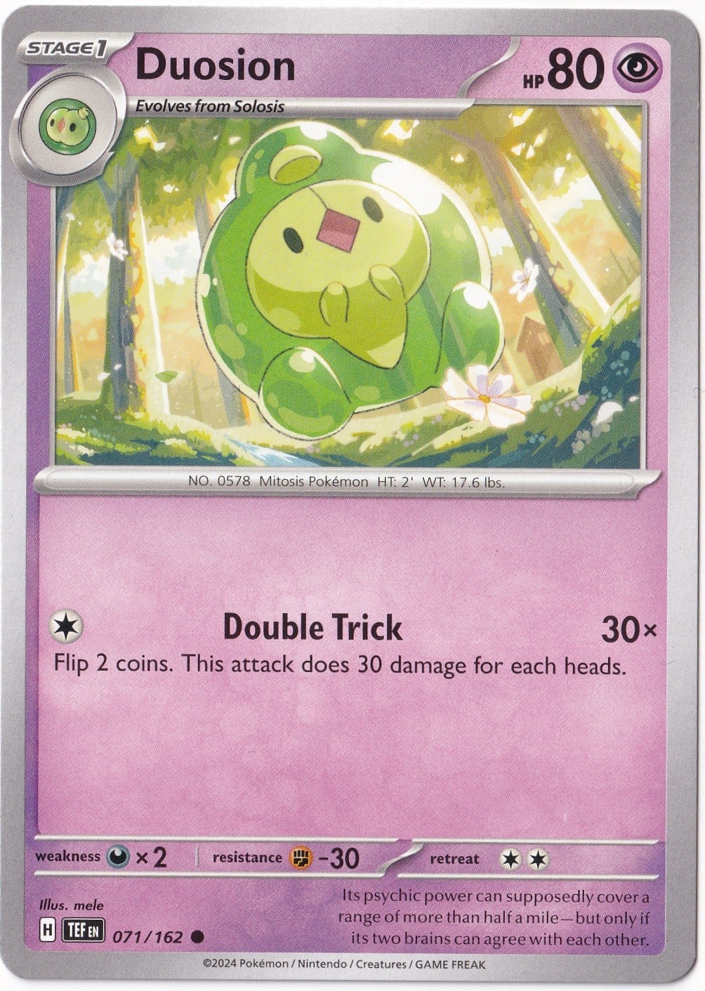Temporal ForcesDuosion 071/162 - Temporal Forces - Pokemon Kartı (Mint)