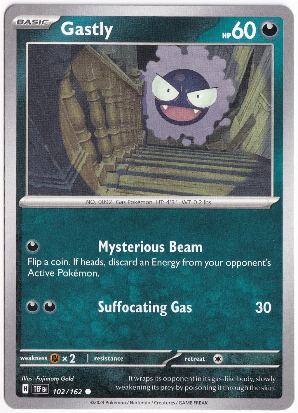 Temporal ForcesGastly 102/162 - Temporal Forces - Pokemon Kartı (Mint)