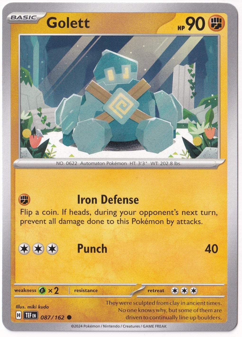 Temporal ForcesGolett 087/162 - Temporal Forces - Pokemon Kartı (Mint)