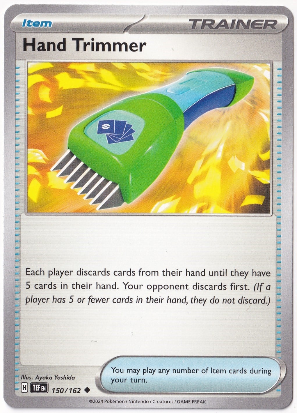 Temporal ForcesHand Trimmer 150/162 - Temporal Forces - Pokemon Kartı (Mint)