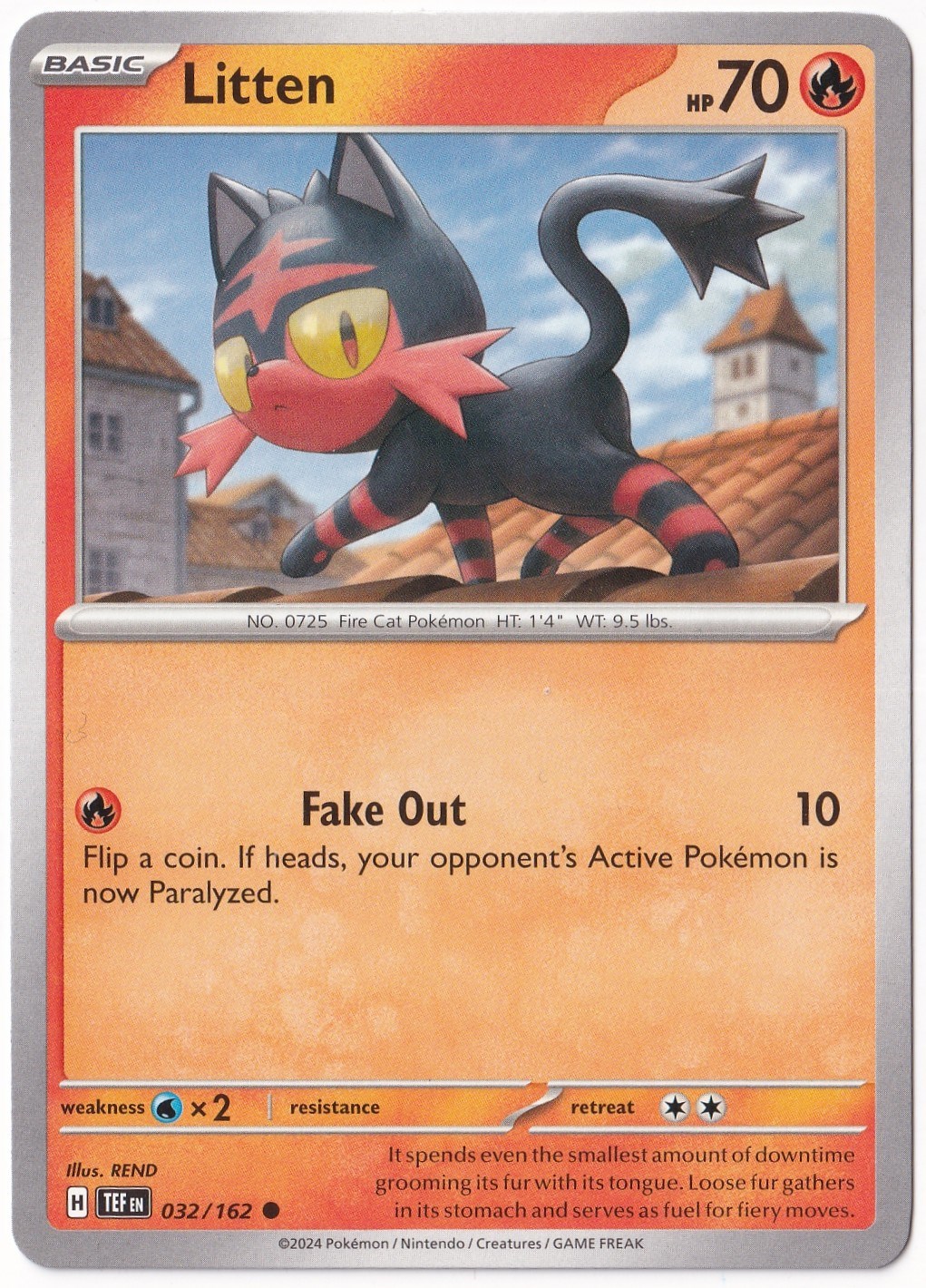 Temporal ForcesLitten 032/162 - Temporal Forces - Pokemon Kartı (Mint)