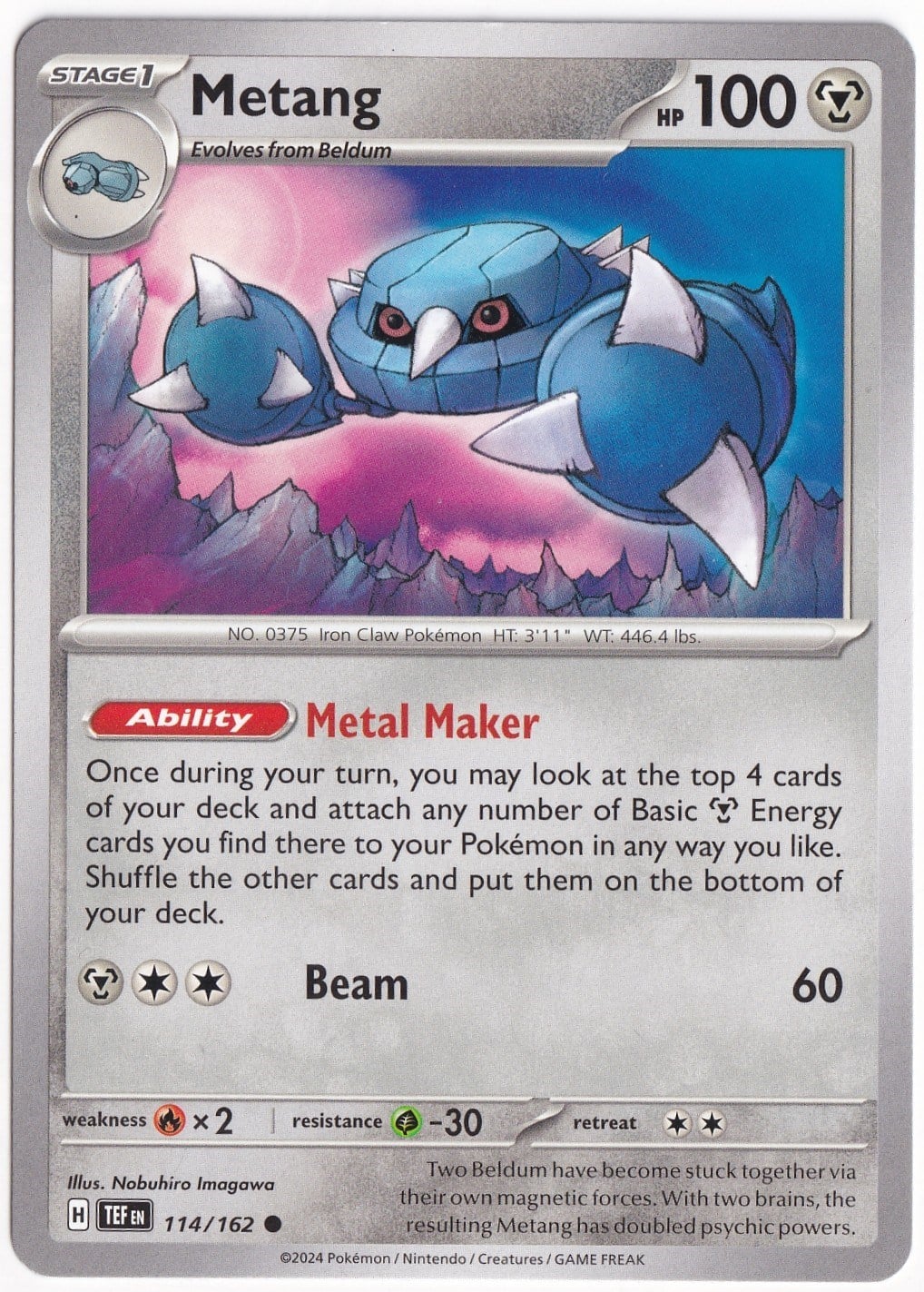 Temporal ForcesMetang 114/162 - Temporal Forces - Pokemon Kartı (Mint)