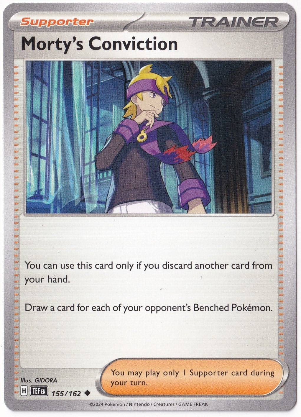 Temporal ForcesMorty's Conviction 155/162 - Temporal Forces - Pokemon Kartı (Mint)