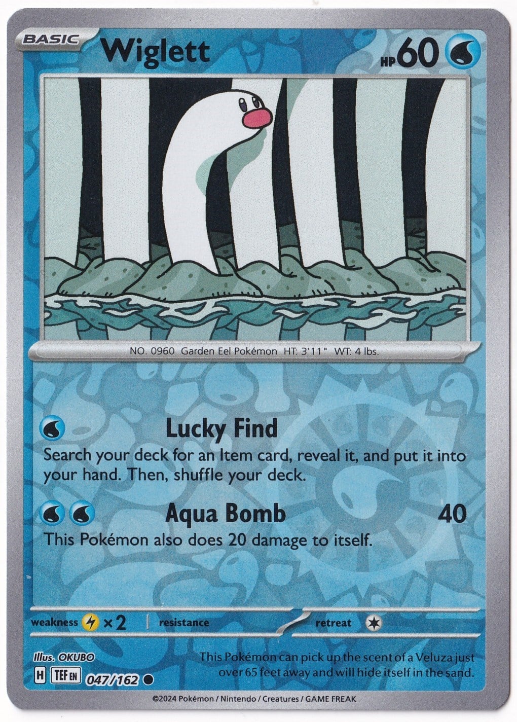 Temporal ForcesWiglett [Reverse Holo] 047/162 - Temporal Forces - Pokemon Kartı (Mint)