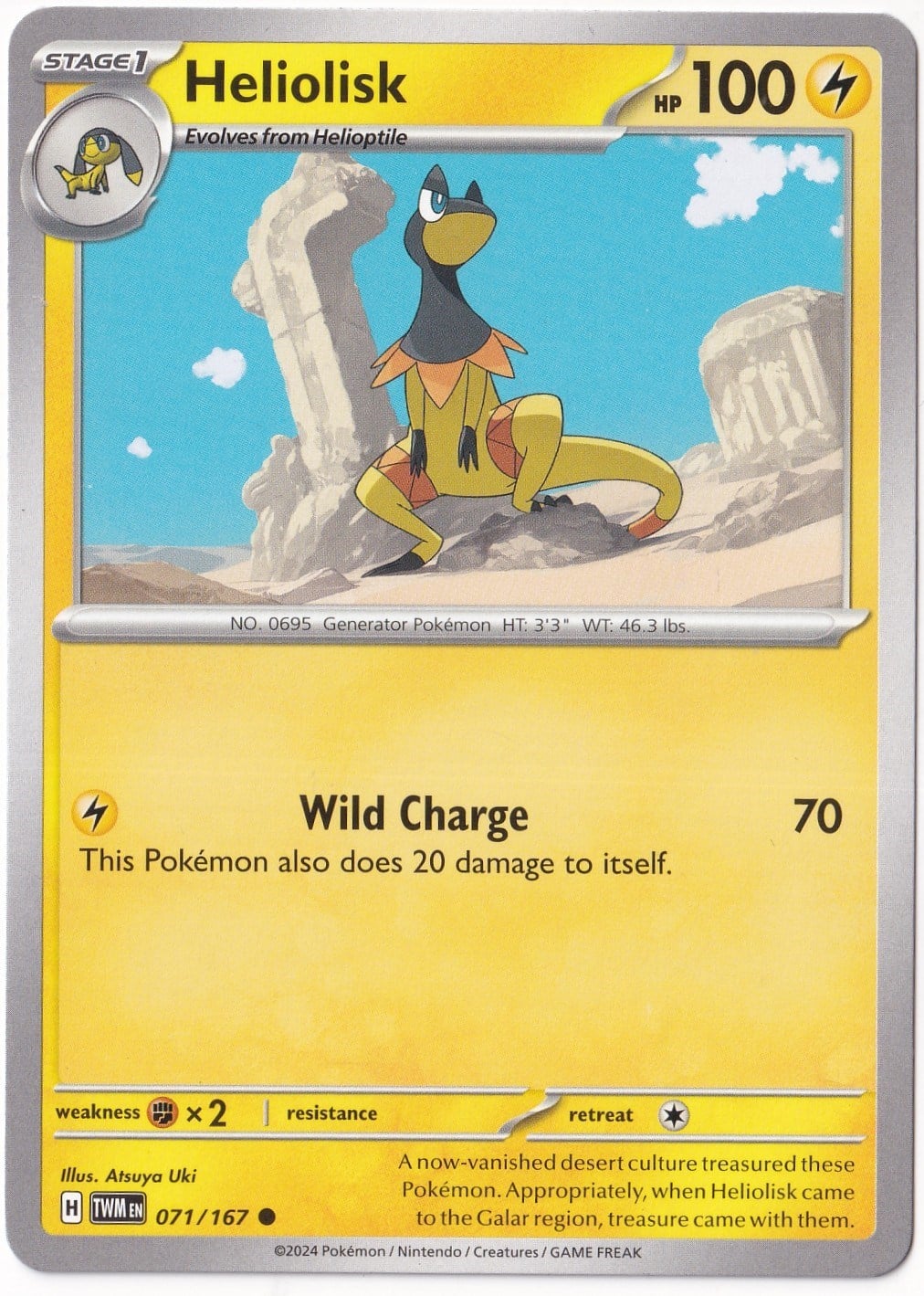 Twilight MasqueradeHeliolisk 071/167 - Twilight Masquerade - Pokemon Kartı (Mint)