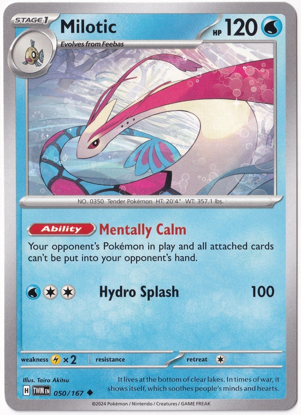 Twilight MasqueradeMilotic 050/167 - Twilight Masquerade - Pokemon Kartı (Mint)