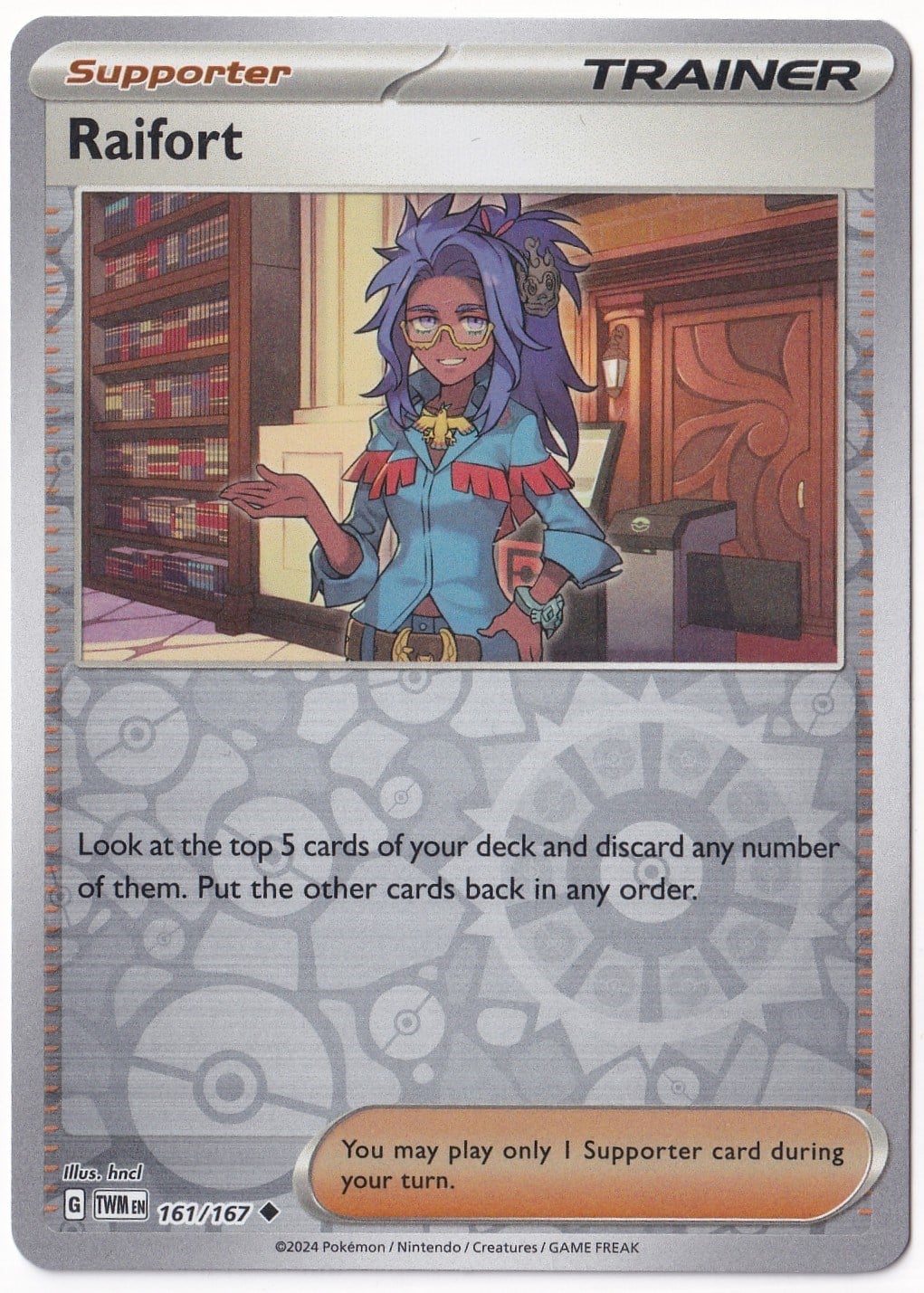 Twilight MasqueradeRaifort [Reverse Holo] 161/167 - Twilight Masquerade - Pokemon Kartı (Mint)