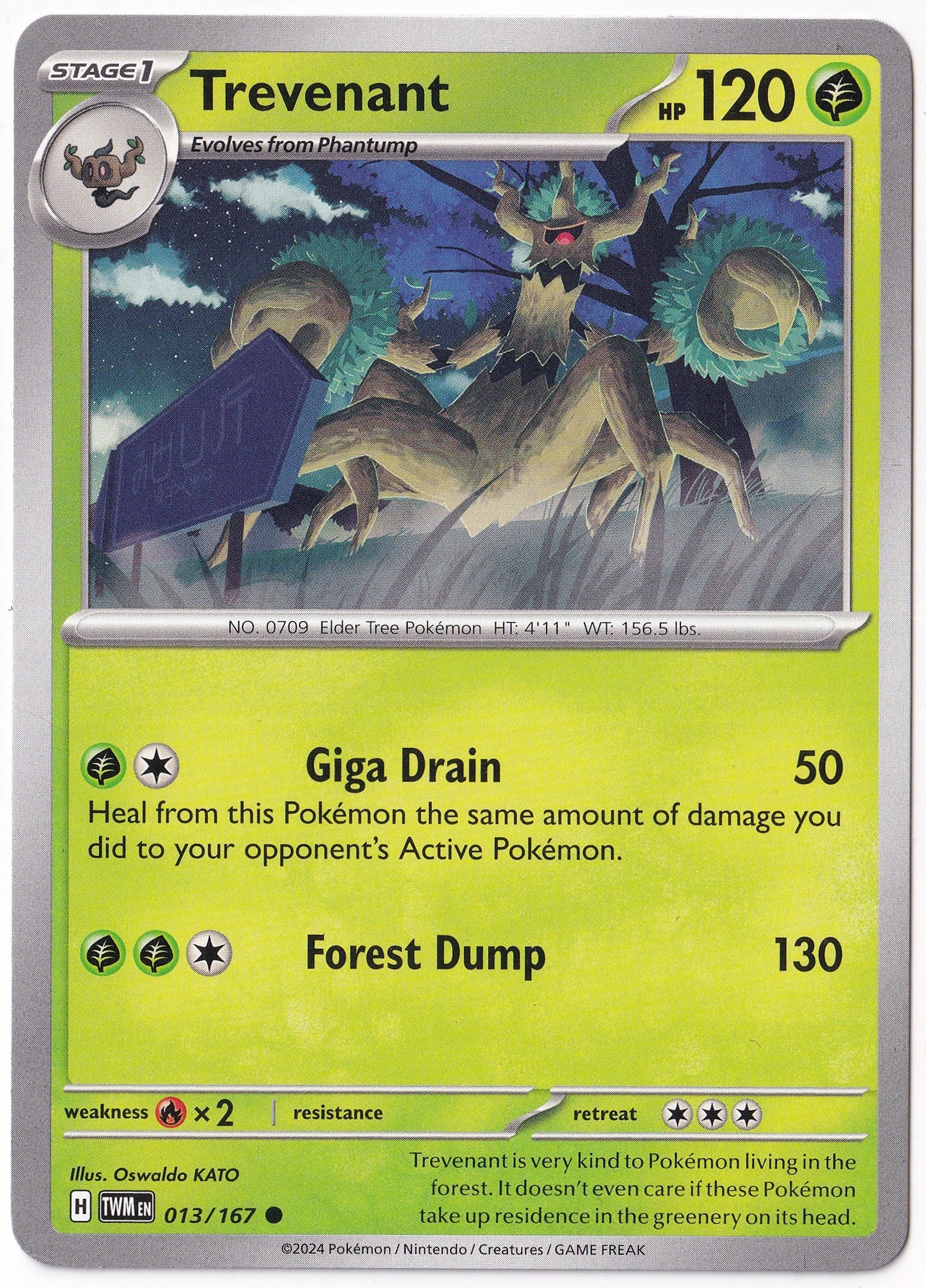 Twilight MasqueradeTrevenant 013/167 - Twilight Masquerade - Pokemon Kartı (Mint)