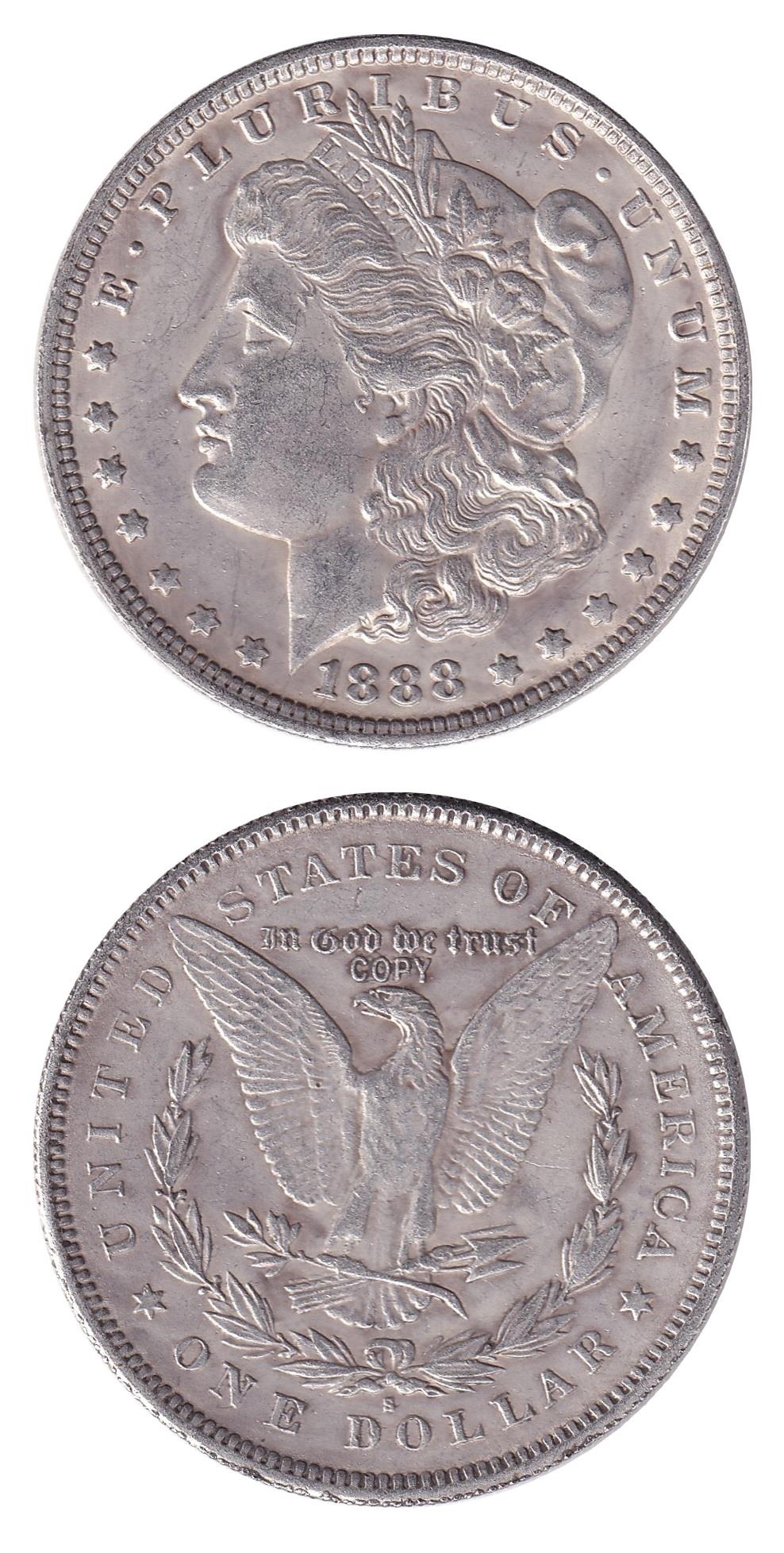 Foreign CoinsAmerika Birleşik Devletleri, 1 Dolar 1882-1892, Morgan Dolar (İmitasyon)