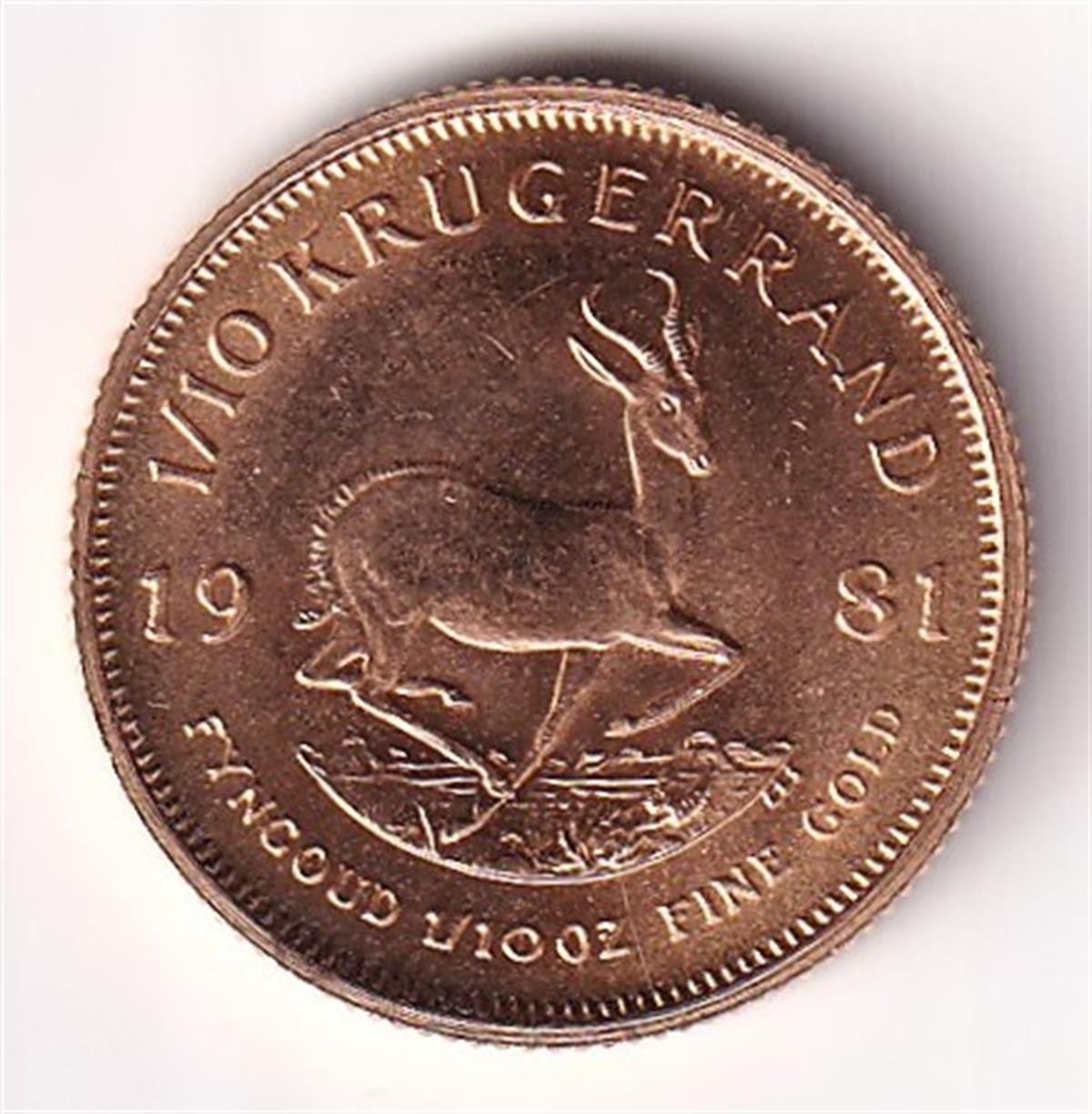 G ney Afrika Alt n 1 10 Krugerrand 1981 L Benimkoleksiyonum g-ney-afrika-alt-n-1-10-krugerrand-1981-l-benimkoleksiyonum