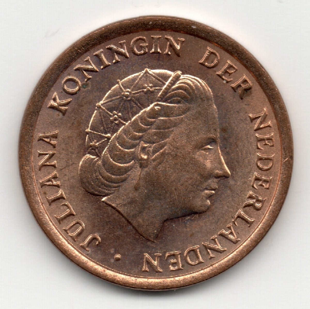 Yabancı Madeni ParalarHollanda, 1 Cent (1966) ÇİL Eski Yabancı Madeni Para