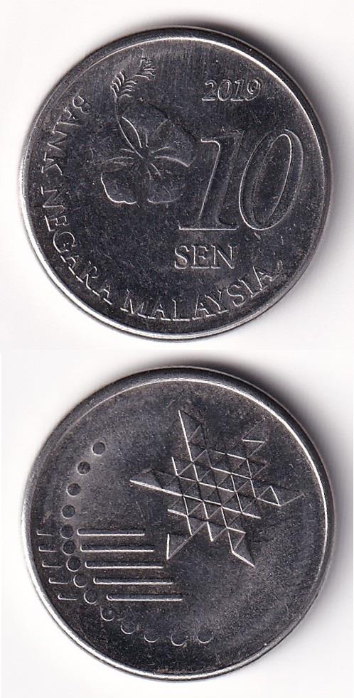Foreign CoinsMalezya, 10 Sen 2011-23, ÇİL