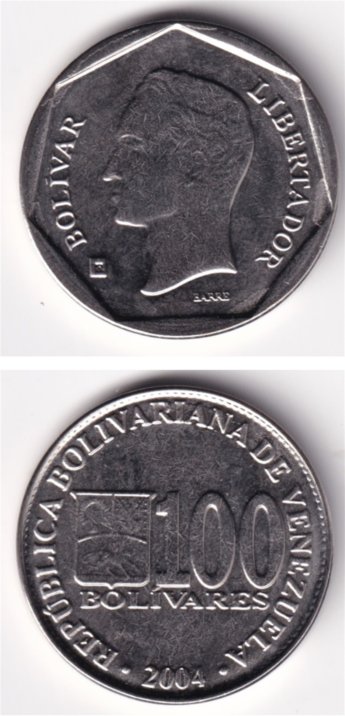 Foreign CoinsVenezuela, 100 Bolivar 2004 ÇİL Madeni Para