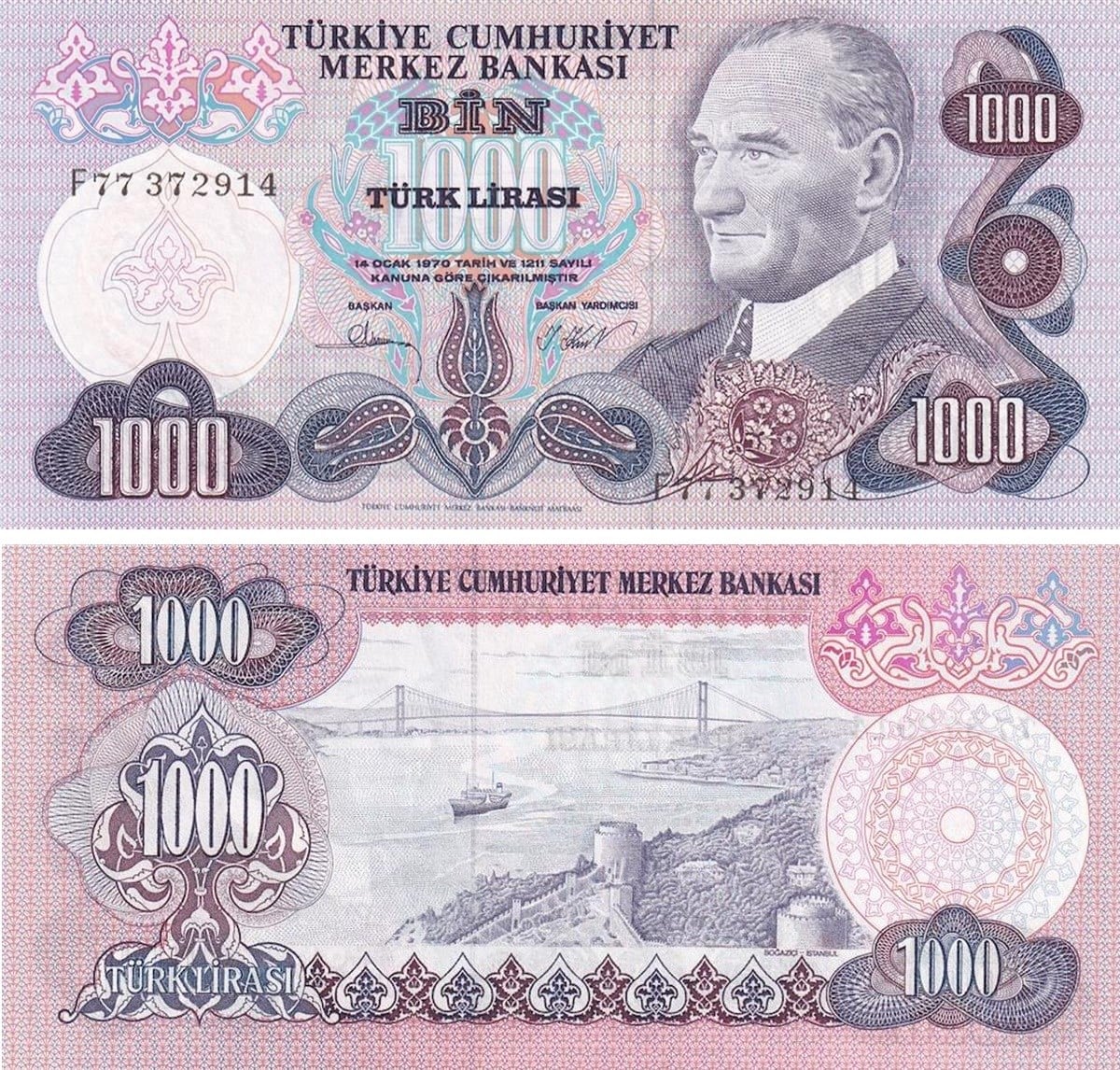 Publications6.Emisyon 3.Tertip 1.000 TL ÇİL
