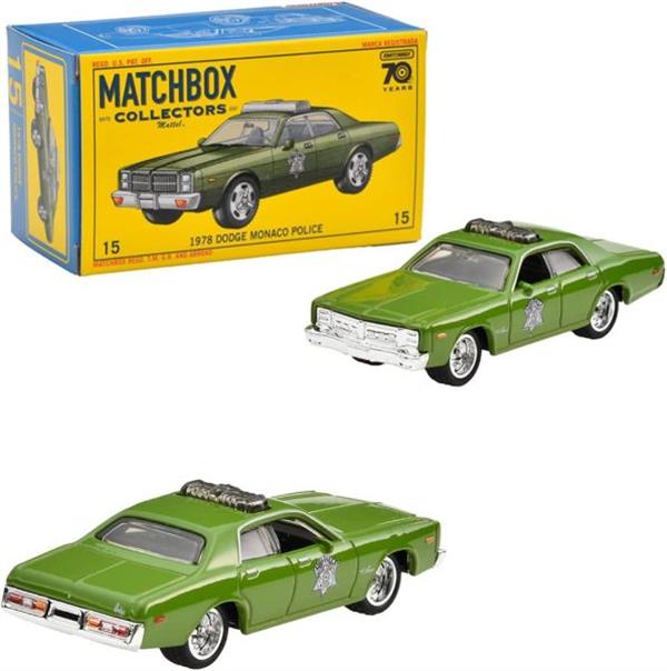 Matchbox 1978 Dodge Monaco Police – Spielzeugauto Im Maßstab 1:64, Blaue Polizei-Version, Für Sammler Und Kinder