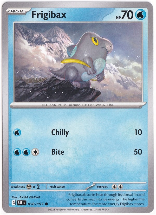 Frigibax 058/193 - Paldea Evolved - Pokemon Kartı (Mint)
