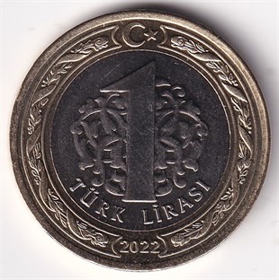 2005 and After Period Coins26.08.1922 Büyük Taaruz'un 100. Yılı (Tedavül) Hatıra Parası