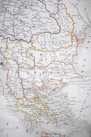 HaritaAchille Meissas et A. Michelot - Italie et Turquie (1859)