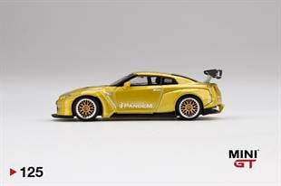 Mini GT - Pandem Nissan GT-R (R35) GT Wing Cosmopolitan Yellow 1
