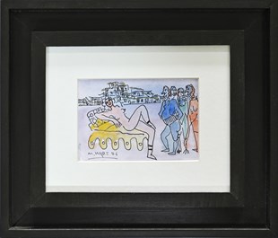 Mustafa Ayaz - 76 - Kağıt üzeri karışık teknik 