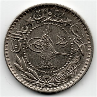 Osmanlı Dönemi Madeni ParalarSultan V. Mehmed Reşad, 10 Para 1327/5 (1913) ÇİL Eski Madeni Para