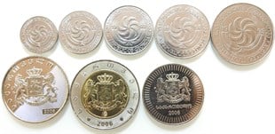 Yabancı Madeni ParalarGürcistan Eski Yabancı Madeni Para Seti (1993-2006)