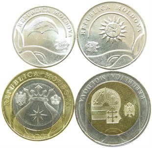 Yabancı Madeni ParalarMoldova Eski Yabancı Madeni Para Seti (2018-2020)