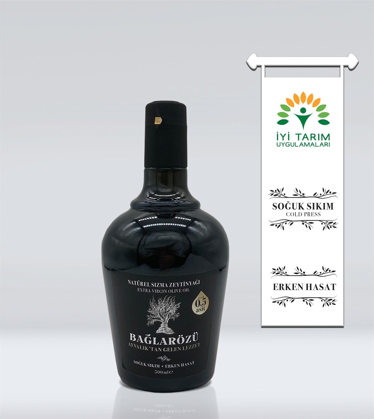 Bağlarözü 500 ml Natürel Sızma Zeytinyağı