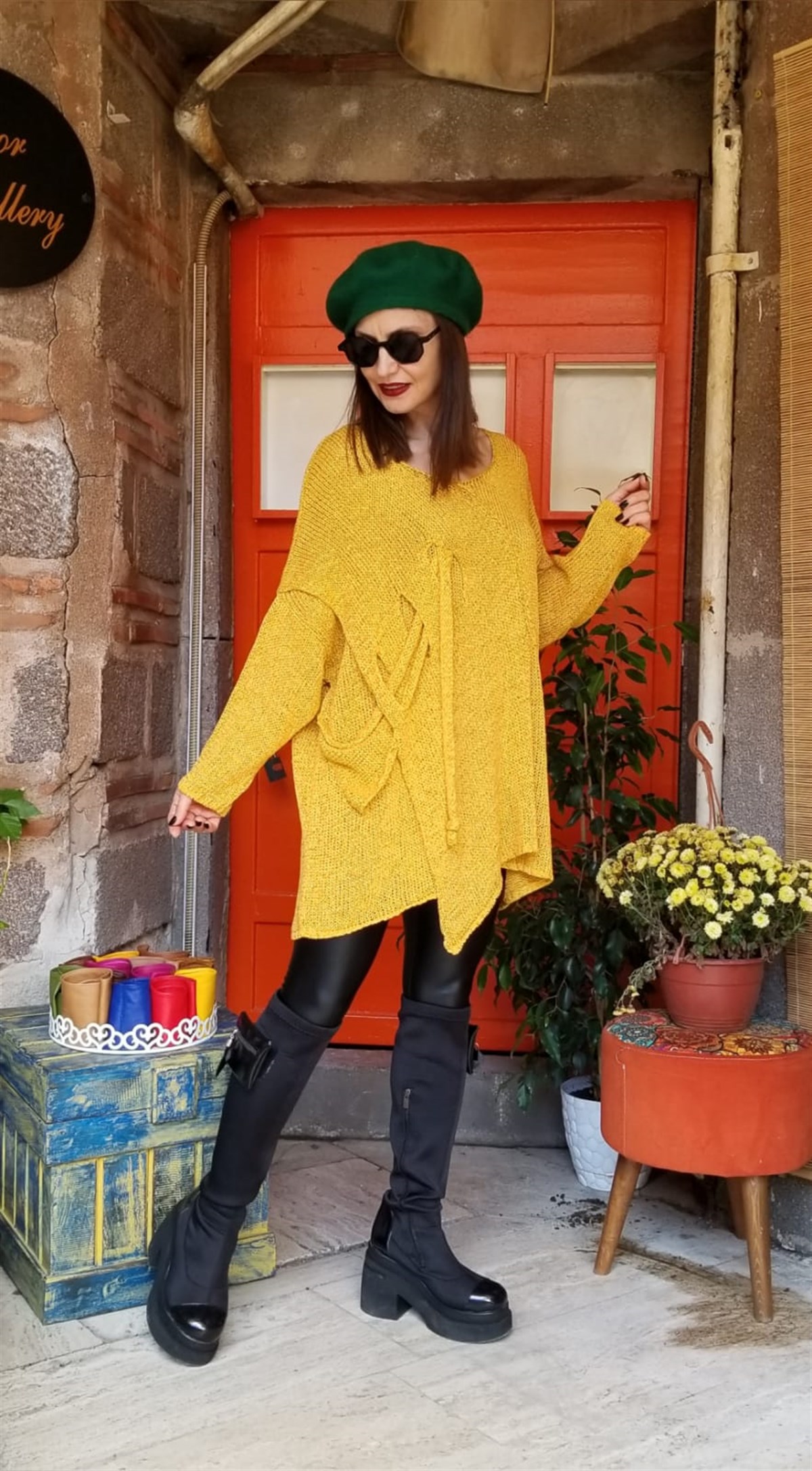 Asit Sarı Merserize Bluz