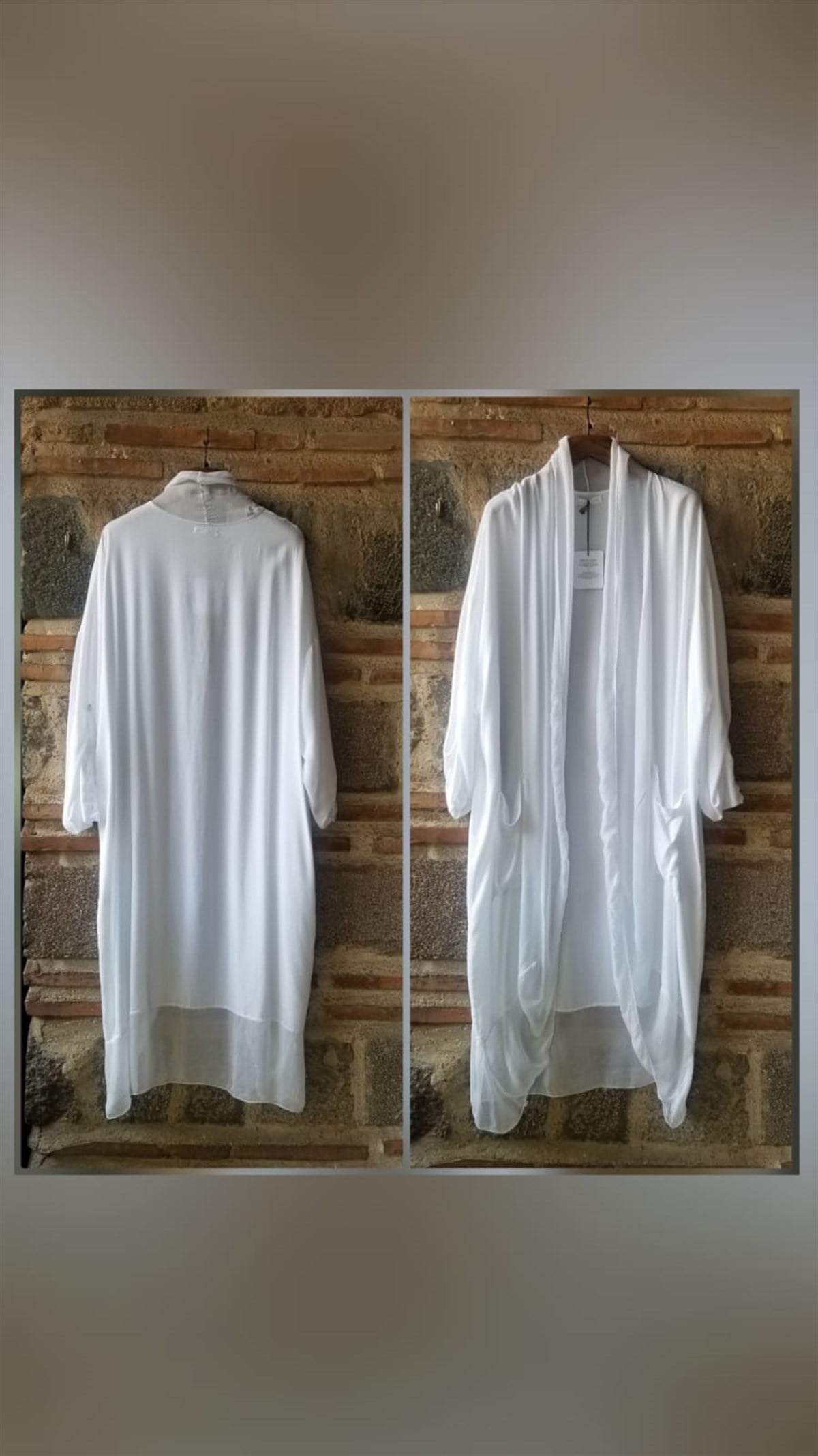 Beyaz Kaftan (Ön Kısmı İpek )