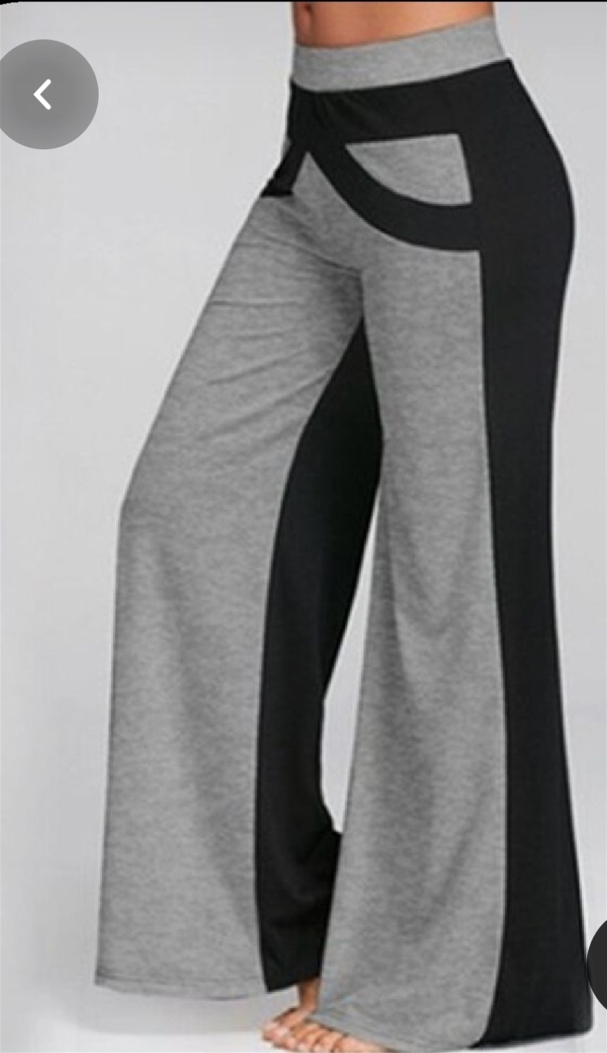 Gri-Siyah Eşortman Pantolon (Beli Lastikli)