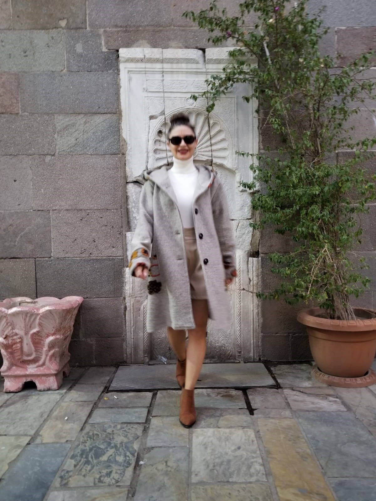 İtalyan Keçe Kumaş Kaban