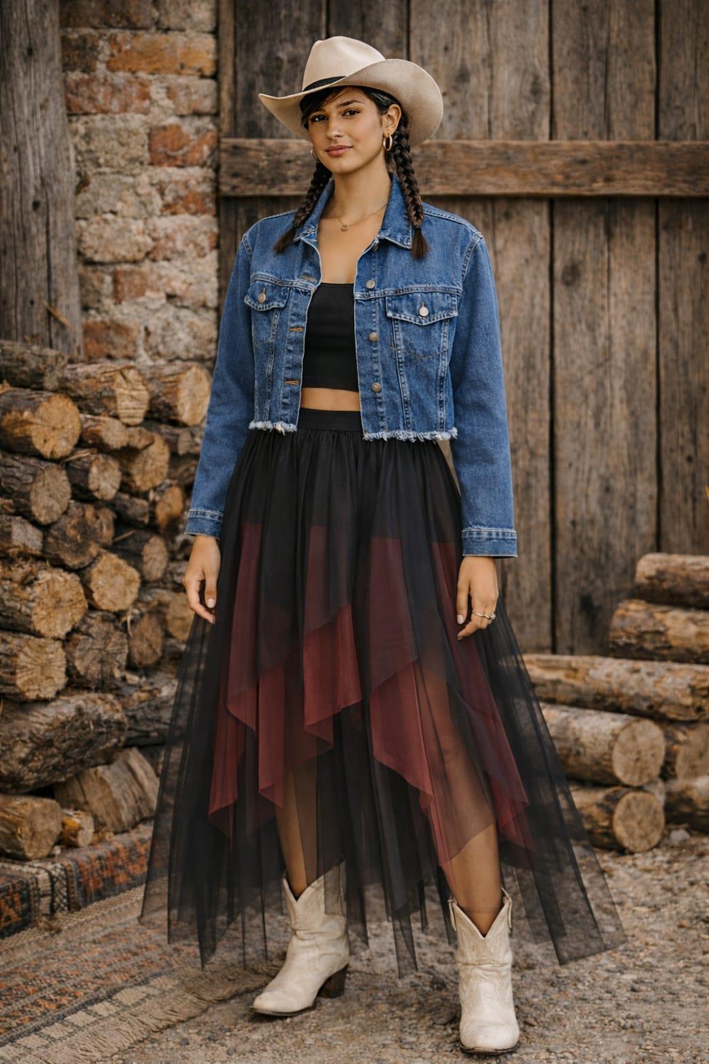 Kalıp crop, rahat boy kısa kumaş denim dört mevsim