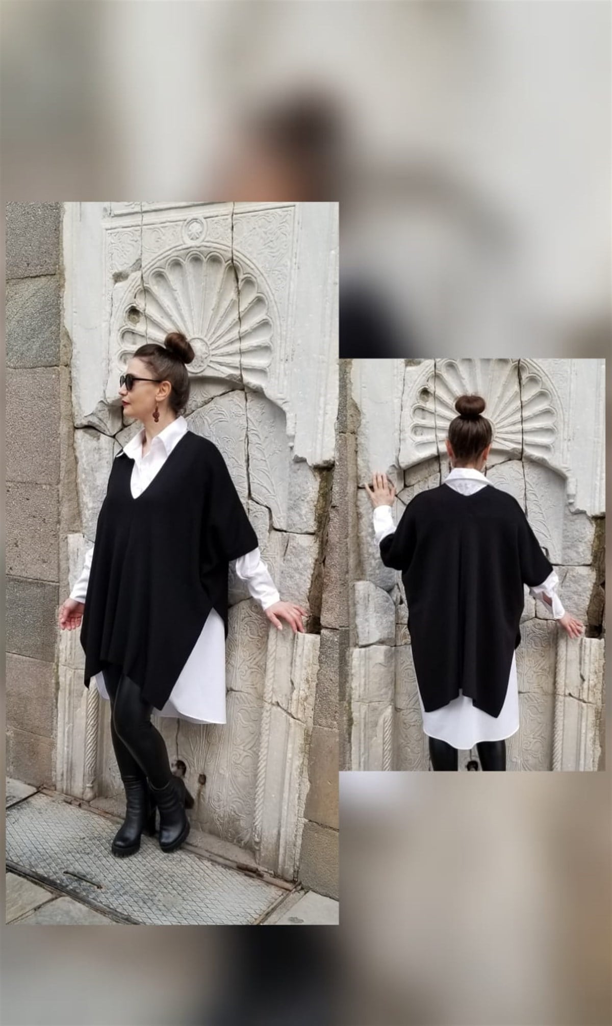 Siyah-Beyaz İkili Kombin