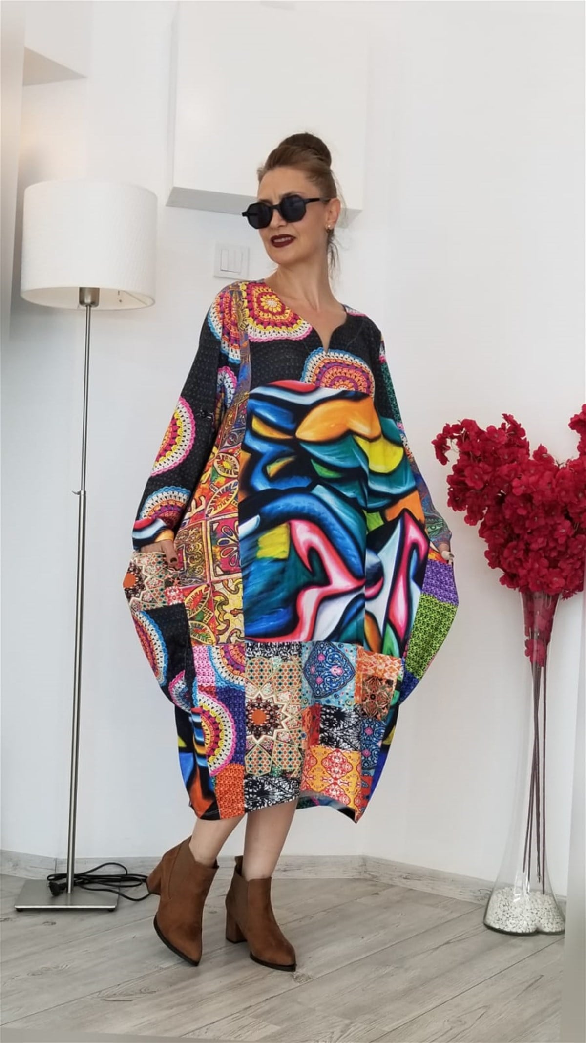 Triko Örme Kumaş Elbise