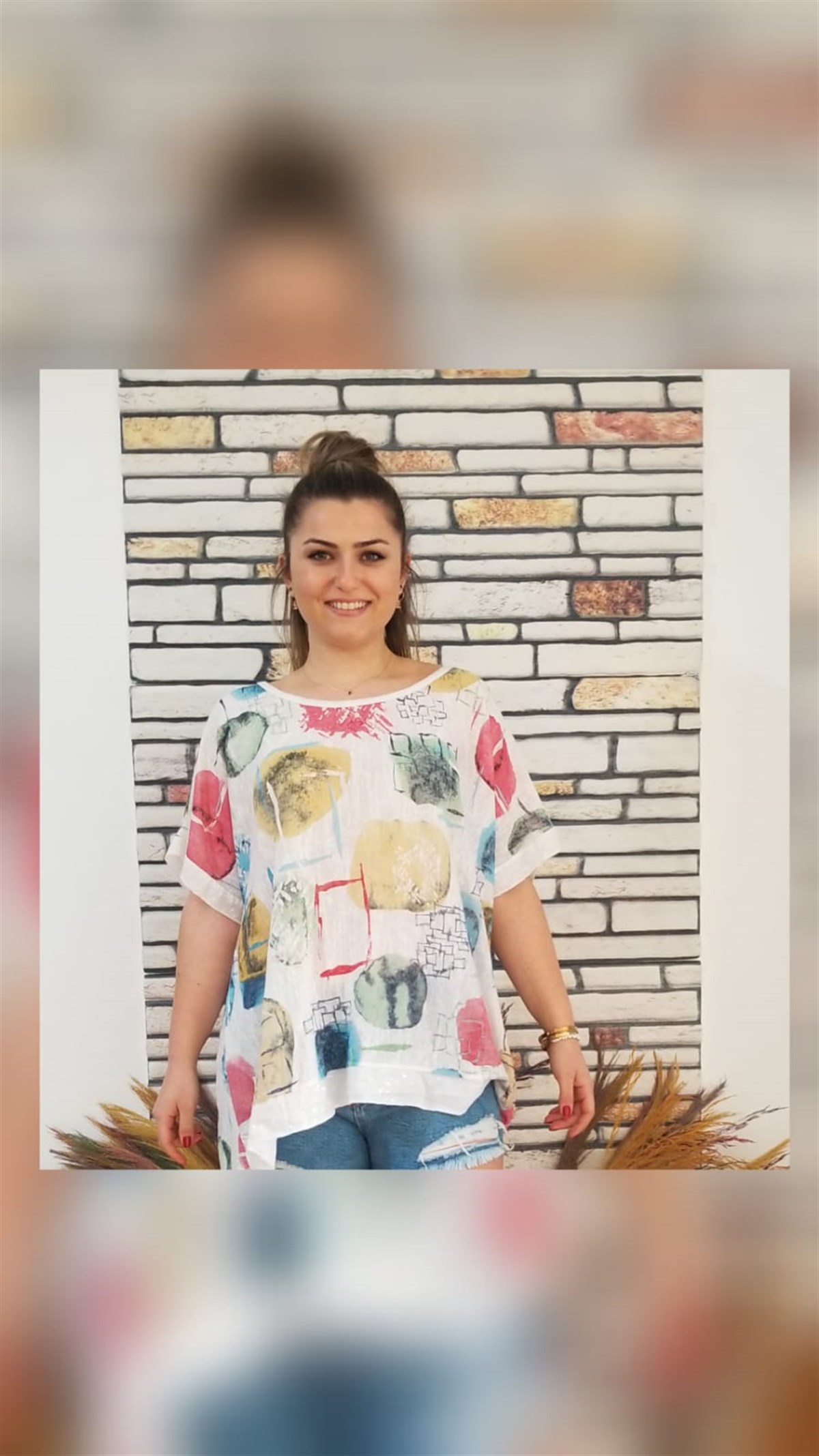 Beyaz İtalyan Bluz