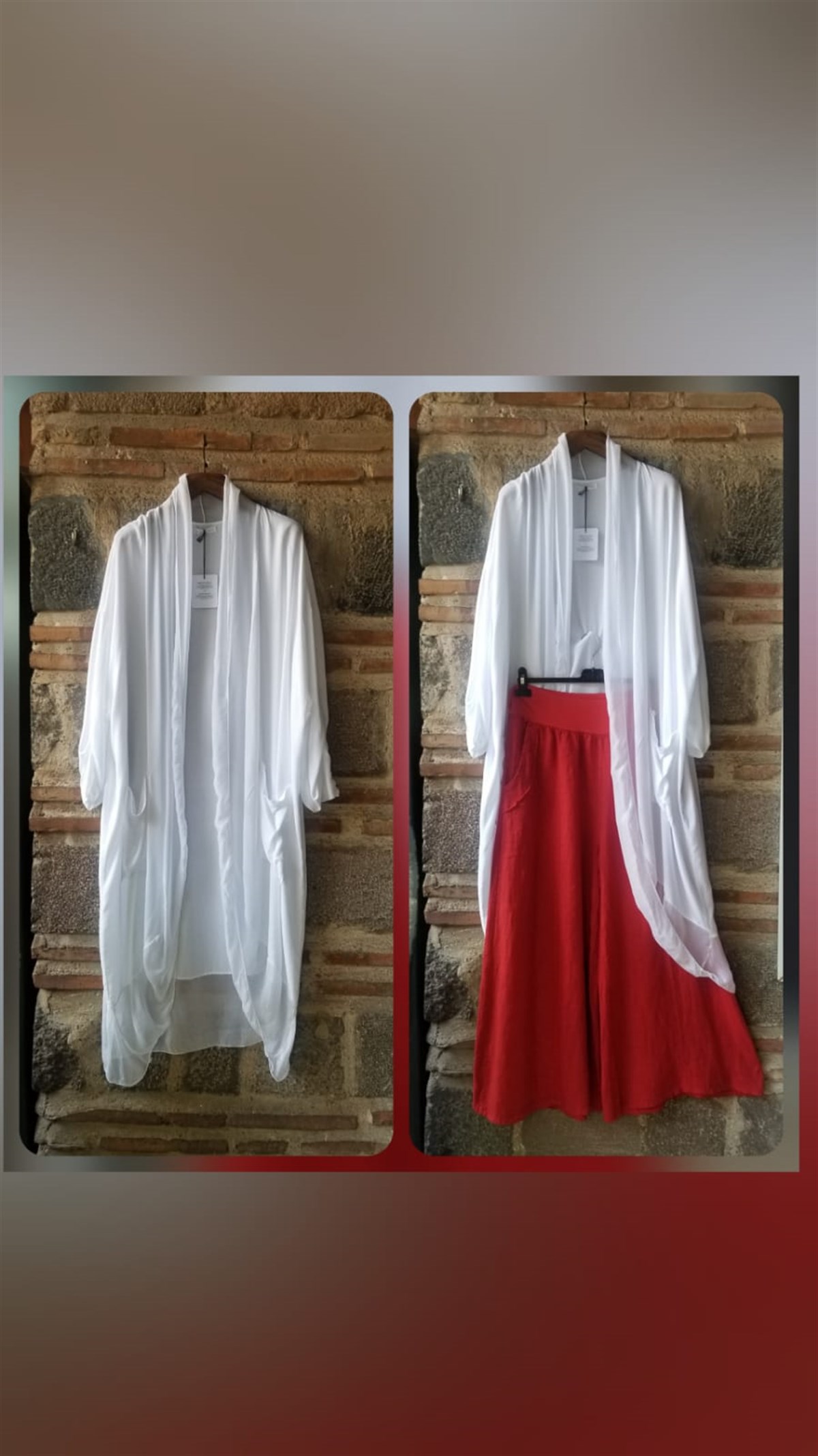 Beyaz Kaftan (Ön Kısmı İpek )