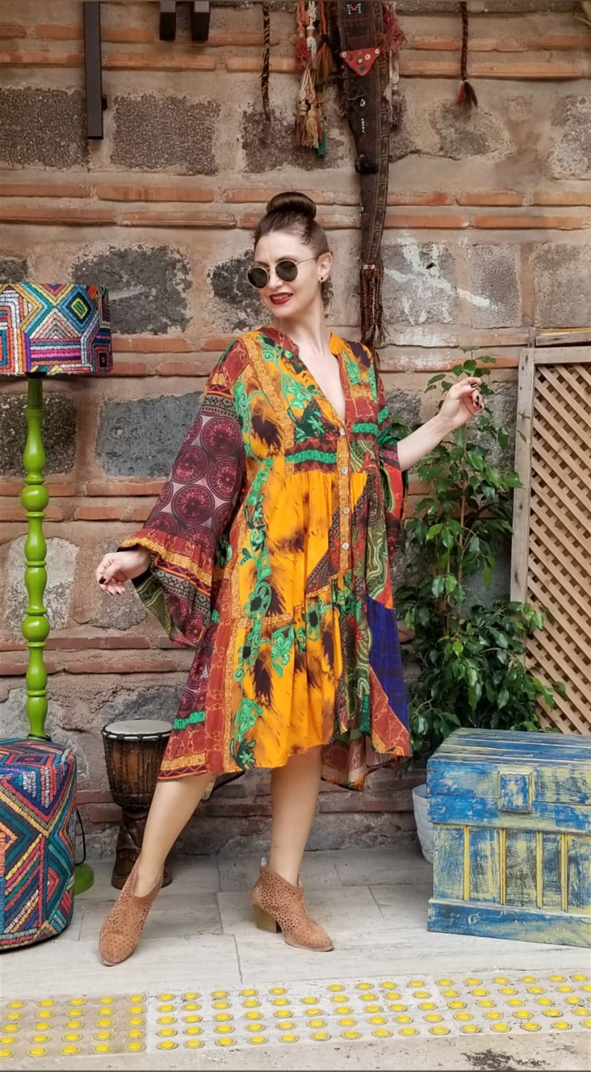 24 Renk Salaş Elbise