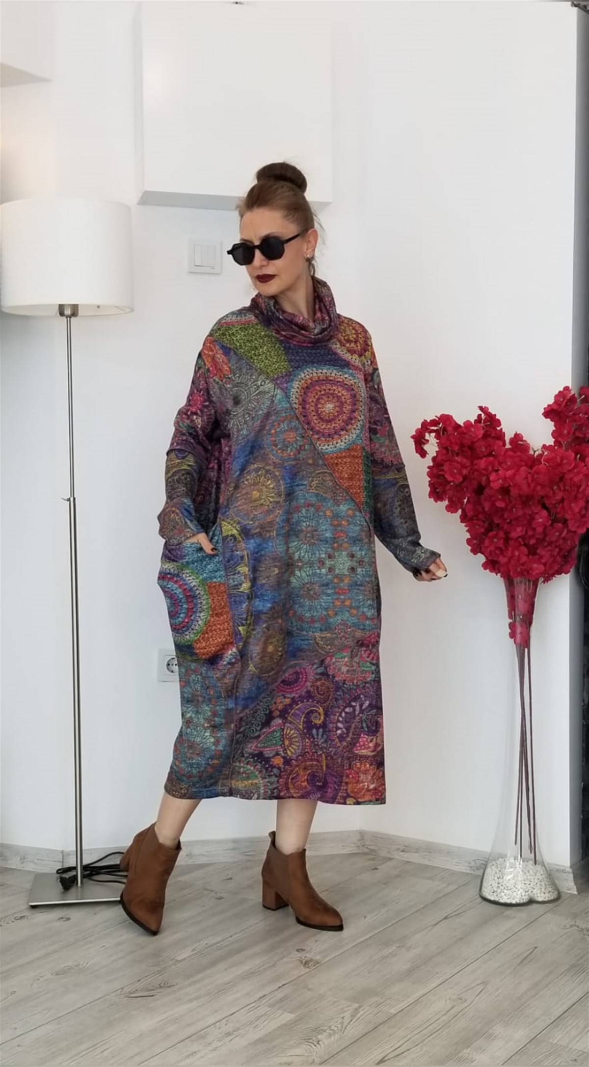 Triko Örme Kumaş Elbise