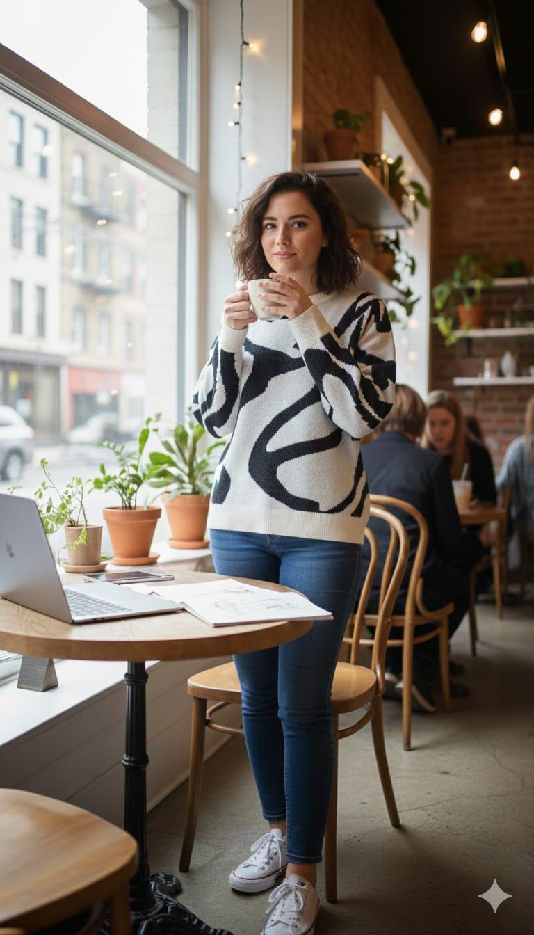 İTALYAN KAZAK SİYAH