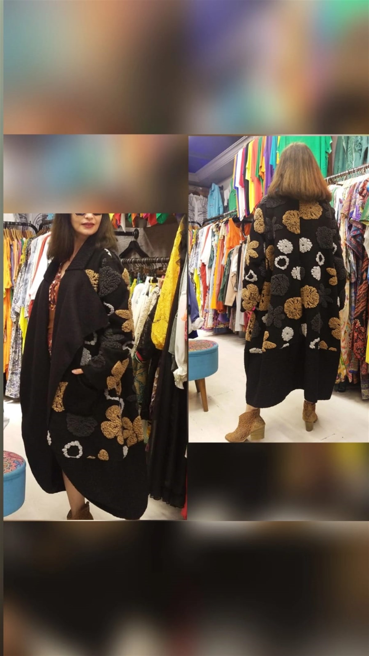 İtalyan keçe kumaş kaban