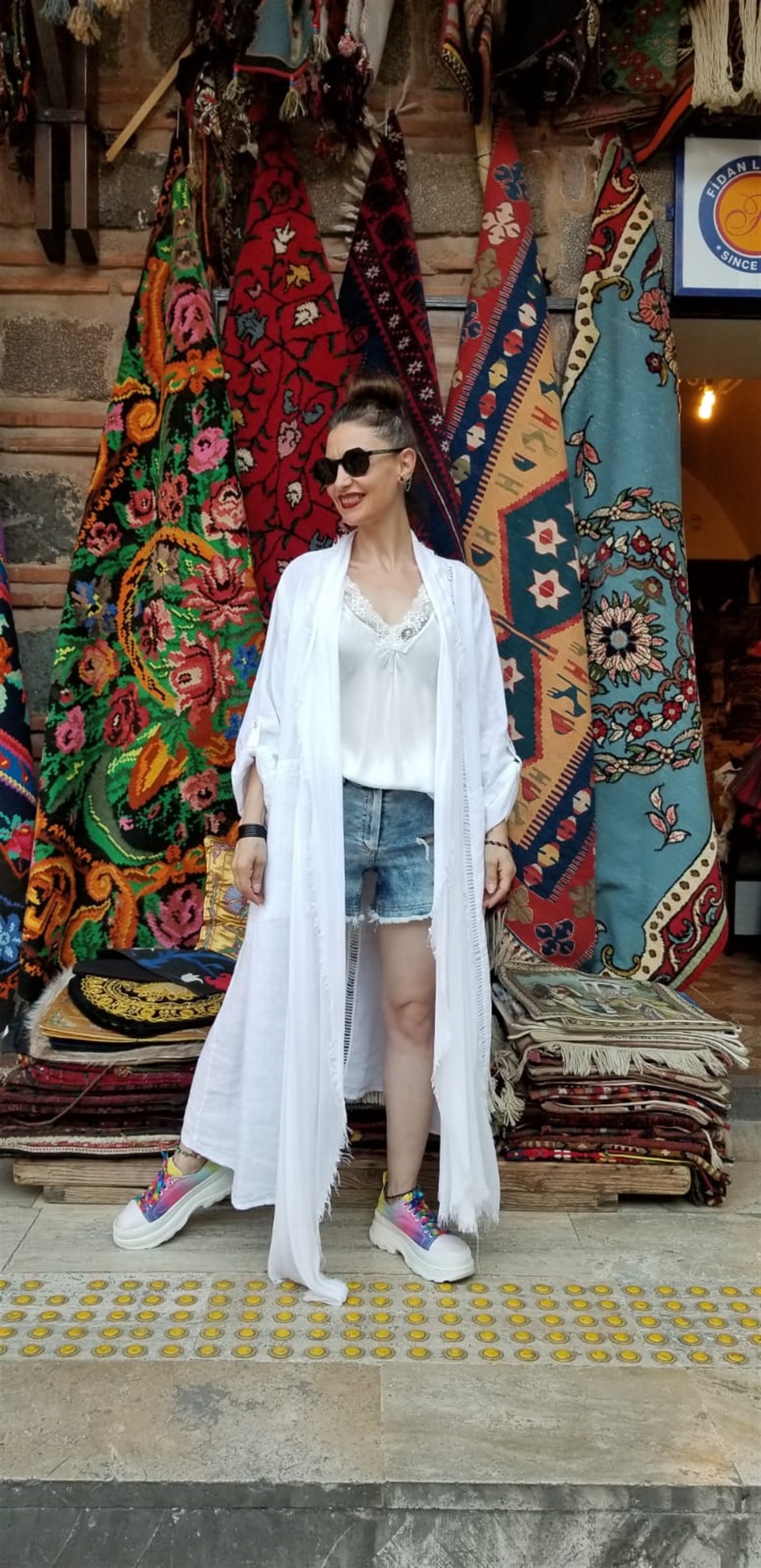 İtalyan Keten Kumaş Kaftan