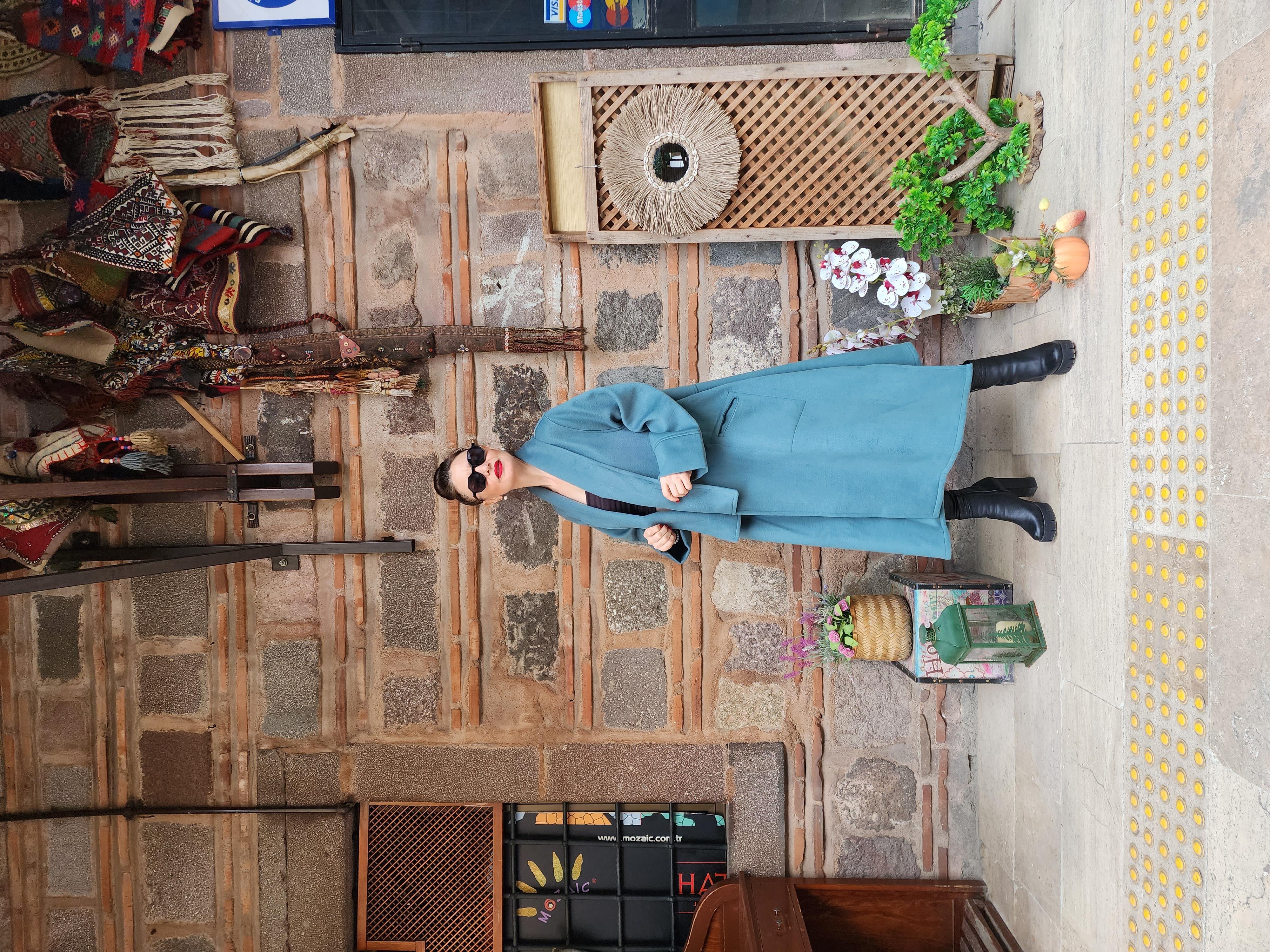 Kaşe Kumaş Standart Beden Çağla Yeşilil