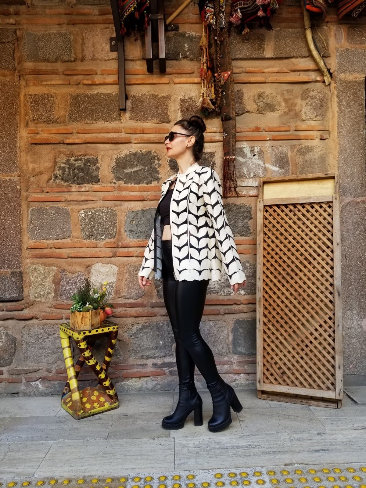 Orjinal Kuzu Derisi Tasarım Deri Ceket