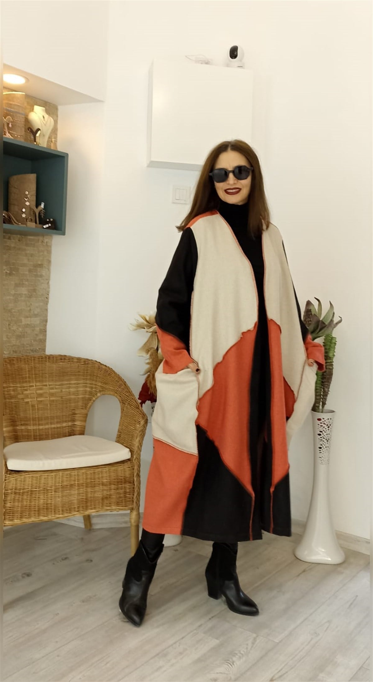 Patchwork Oduncu Kaban